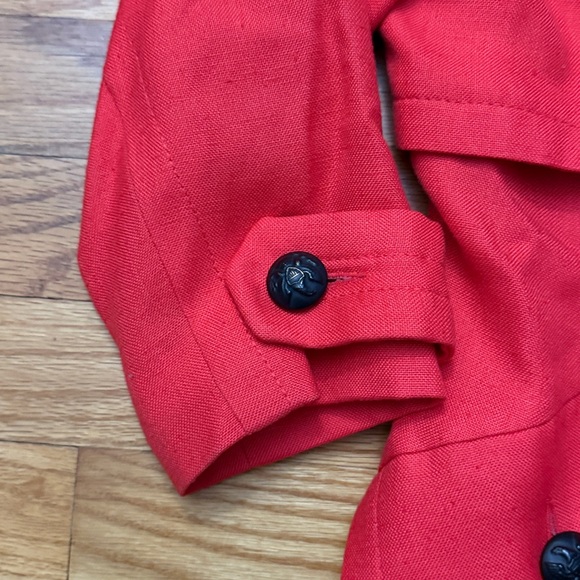 Smythe‎ Cropped Sleeve Jacket Women Size 8 - Picture 8 of 8